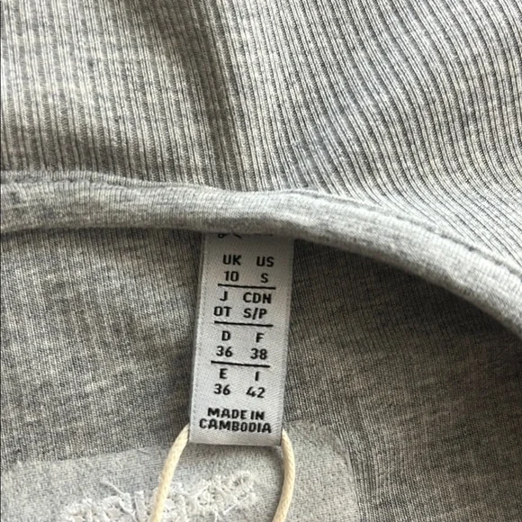 Adidas Gray Ribbed Tank Top - Picture 5 of 5